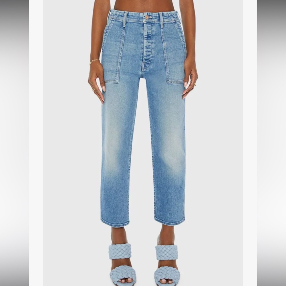 MOTHER SUPERIOR Light Blue Ankle Jeans - Picture 2 of 10